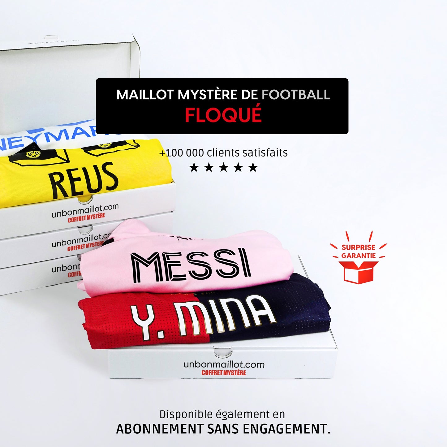 Football Shirt with Name & Number - Mystery Box 9️⃣