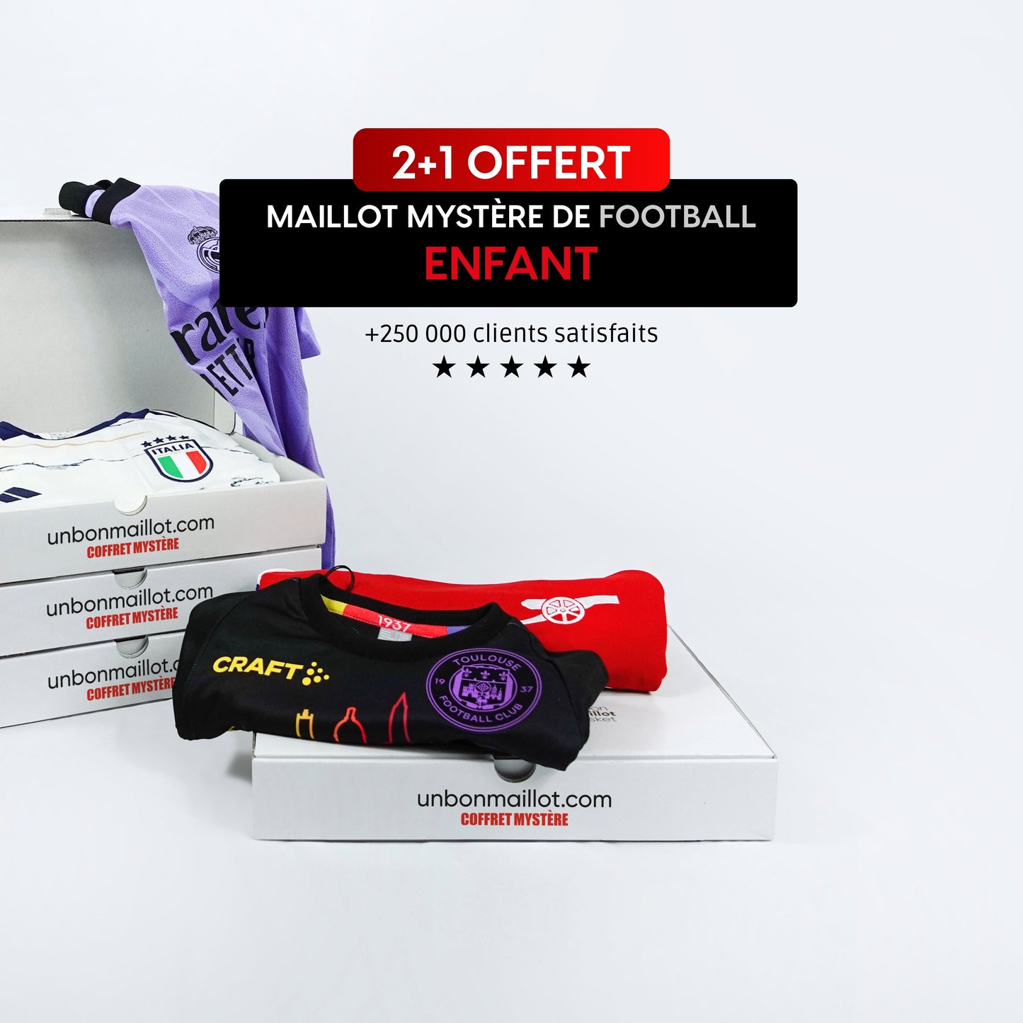 Kids Football Shirt - Mystery Box 👦